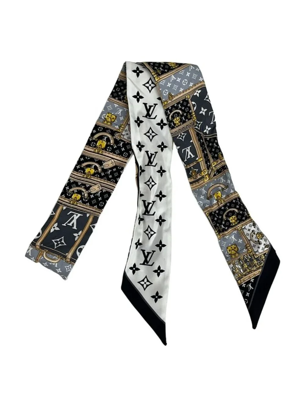 Louis Vuitton Scarf Bandeau BB Let's Go Noir Ribbon
